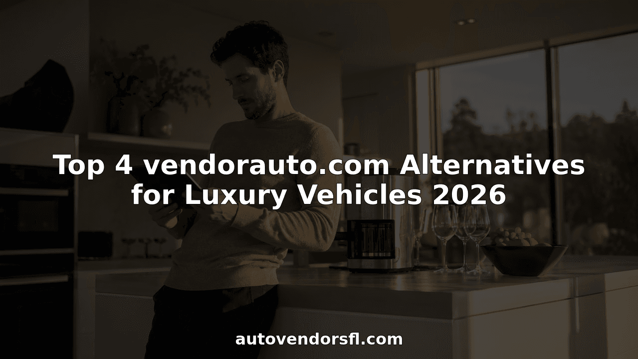 Top 4 vendorauto.com Alternatives for Luxury Vehicles 2026